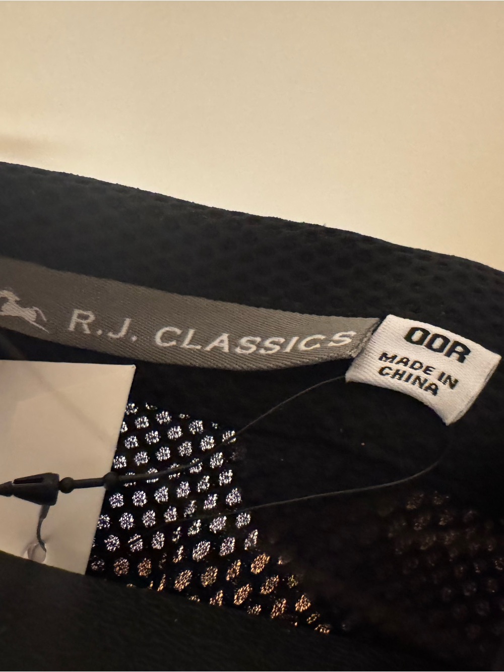 RJ Classics black Harmony Mesh Show Coat 00R NWT - Picture 4 of 4